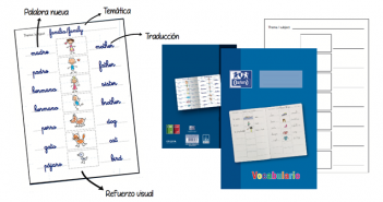 Libreta de vocabulario con refuerzo visual cuaderno-vocabulario-visual