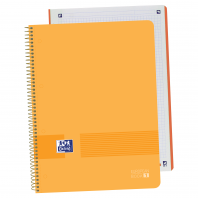 OXFORD LIVE&GO A4+ Tapa de Plástico Europeanbook 1 5X5 80 Hojas PEACH SCRIBZEE