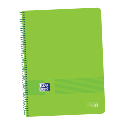 OXFORD LIVE&GO A4+ Tapa de Plástico Europeanbook 1 5X5 80 Hojas VERDE SCRIBZEE