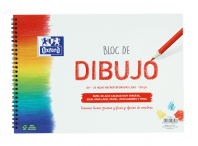 OXFORD DIBUJO ESCOLAR Bloc Espiral Dibujo A4+ Tapa Blanda/Contratapa rígida 20 Hojas 130gr Liso