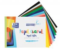 OXFORD MANUALIDADES Bloc Encolado Papel Charol A4+ Tapa Blanda 10 Hojas 80gr