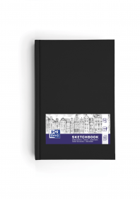 OXFORD ARTBOOKS A6 Tapa Extradura Cuaderno cosido esbozo 96 Hojas 100gr Negro