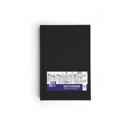 OXFORD ARTBOOKS A6 Tapa Extradura Cuaderno cosido esbozo 96 Hojas 100gr Negro