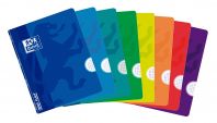 OXFORD SCHOOL OPENFLEX A4 Tapa de plástico libreta grapada 5x5 con 2 márgenes 48 Hojas Colores Surtidos