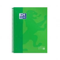 OXFORD SCHOOL CLASSIC A4+ Tapa Extradura Europeanbook 1 5x5 80 Hojas VERDE MANZANA SCRIBZEE