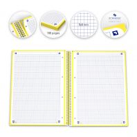 OXFORD SCHOOL CLASSIC A4+ Tapa Extradura Europeanbook 1 5x5 80 Hojas AMARILLO SCRIBZEE