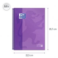 OXFORD SCHOOL CLASSIC A4+ Tapa Extradura Europeanbook 1 5x5 80 Hojas MALVA SCRIBZEE