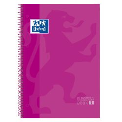 OXFORD SCHOOL CLASSIC A4+ Tapa Extradura Europeanbook 1 5X5 80 Hojas FUCSIA SCRIBZEE