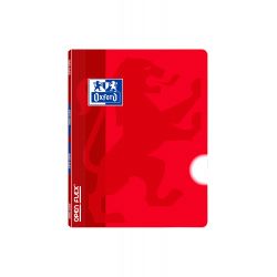OXFORD SCHOOL CLASSIC OPENFLEX A5+ Tapa de plástico libreta grapada Liso 48 Hojas Rojo