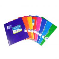 OXFORD SCHOOL CLASSIC OPENFLEX A5+ Tapa de plástico libreta grapada 5x5 con margen 48 Hojas colores surtidos
