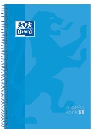 OXFORD SCHOOL CLASSIC A4+ Tapa Extradura Europeanbook 1 5x5 80 Hojas TURQUESA SCRIBZEE