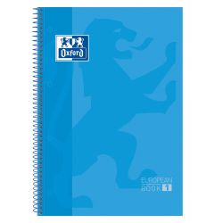 OXFORD SCHOOL CLASSIC A4+ Tapa Extradura Europeanbook 1 5x5 80 Hojas TURQUESA SCRIBZEE