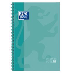 OXFORD SCHOOL CLASSIC A4+ Tapa Extradura Europeanbook 1 1 Línea 80 Hojas ICE MINT SCRIBZEE