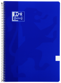 OXFORD SCHOOL CLASSIC PACK 5 Cuadernos Espiral Fº Tapa de Plástico 4x4 con margen 80 Hojas Promoción 10% COLORES VIVOS