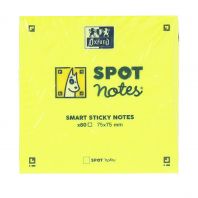 OXFORD Spot Notes 7,5x7,5 cm notas adhesivas Liso 80 Hojas por bloc colores surtidos pack de 6 blocs compatible con SCRIBZEE®