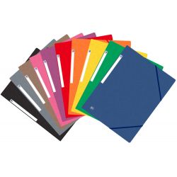 OXFORD Top File+ carpeta de gomas 3 solapas COLORES VIVOS