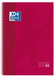 OXFORD SCHOOL CLASSIC A4+ Tapa Extradura Europeanbook 1 1 Línea 80 Hojas ROJO SCRIBZEE