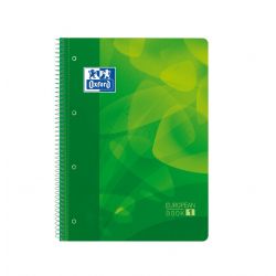 OXFORD SCHOOL LAGOON A4+ Tapa de Plástico Europeanbook 1 1 Línea 80 Hojas Verde SCRIBZEE