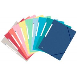 OXFORD Top File+ carpeta de gomas 3 solapas COLORES TENDENCIA