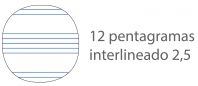 OXFORD SCHOOL MUSICA Fº Tapa blanda cuaderno espiral 12 pentagramas interLíneado de 2,5 mm 20 Hojas tapa con ilustración en la tapa