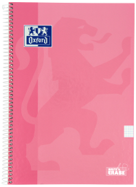 OXFORD SCHOOL CLASSIC WRITE&ERASE PACK 4+1 Fº Cuaderno Espiral Tapa Extradura 4X4 con margen 80 Hojas COLORES TENDENCIA
