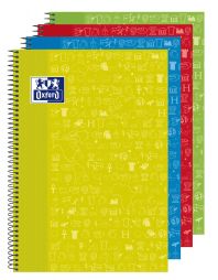 OXFORD SCHOOL CLASSIC ASIGNATURAS WRITE&ERASE Fº Tapa Extradura Cuaderno espiral con pizarra en el interior de las 2 tapas 4x4 con margen 80 Hojas CIENCIAS SOCIALES Colores Surtidos