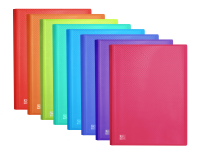 OXFORD URBAN A4 Tapa de Plástico Translúcido Carpeta de Fundas Soldadas 40 Fundas Surtido