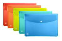 OXFORD URBAN Plástico Rígido Translúcido Sobre Broche Surtido