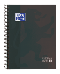 OXFORD SCHOOL CLASSIC A4+ Tapa Extradura Europeanbook 5 50% HOJAS GRATIS 5x5 120 Hojas NEGRO SCRIBZEE