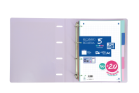 OXFORD STRONGLINE A4 Separadores 5 posiciones colores pastel 4 taladros plástico opaco 500 micras