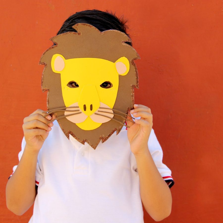 Imagen de un niño celebrando el Carnaval en la escuela.